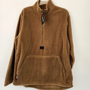 Polartec Men's Brown Zip-Up Sweater